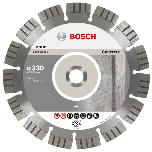 Bosch diamantschild*** 350x25,4 20 segmental beton