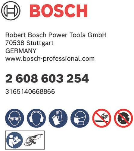 Bosch Zubehör Bosch Trennscheibe gerade Standard für Edelstahl - Rapido 115mm - 10 Stück