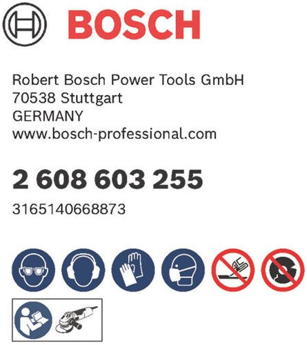 Bosch Zubehör Bosch Trennscheibe gerade Standard für Edelstahl - Rapido 125mm - 10 Stück