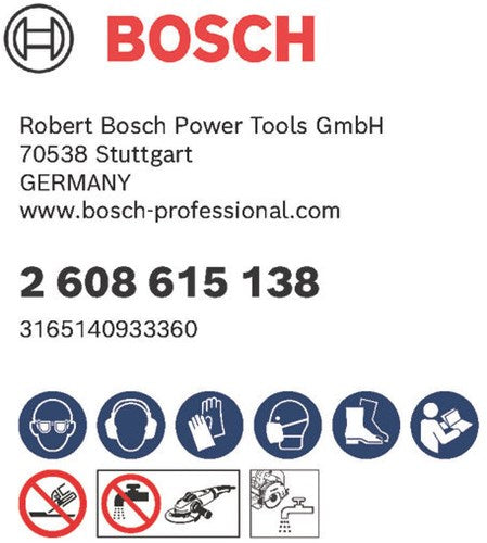 Bosch Zubehör X-Lock Diamantscheibe Standard für Keramik 125 x 22,23 x 1,6 x 7 mm – 1 Stück – 2608615138