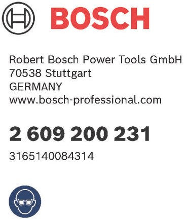 Bosch-Zubehör nicht mit Flachdraht Typ 57 10,6 x 1,25 x 10 mm 1000 Stück - 2609200231