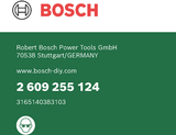 Bosch Zubehör 3-teiliges Kegelsenkbohrer-Set mit 1 Bohrplatte – 2609255124