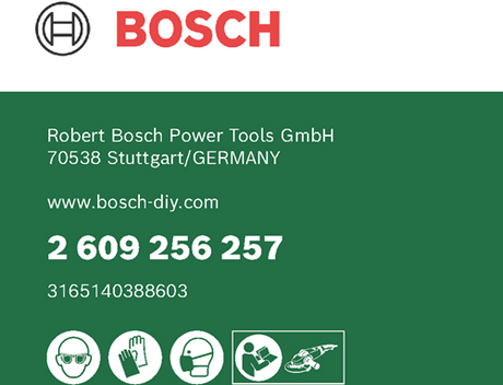 Bosch Schleifscheibe für Winkelschleifer - Spannsystem - 125 mm - M14