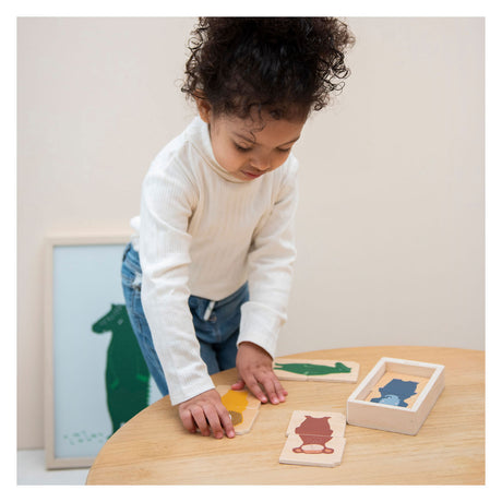Trixie Kombi-Puzzle aus Holz mit Tieren