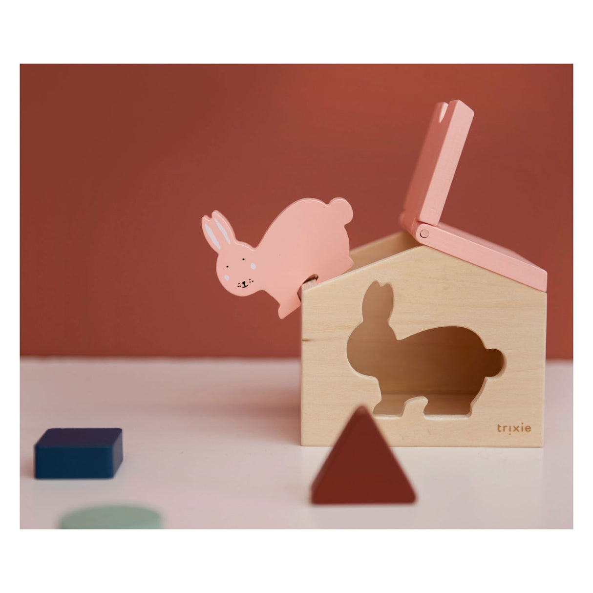 Trixie Holzhaus mit Blöcken Frau Rabbit