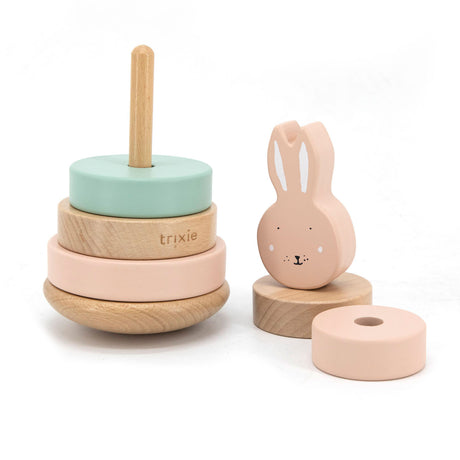 Trixie Holzstapel -Turm Frau Rabbit