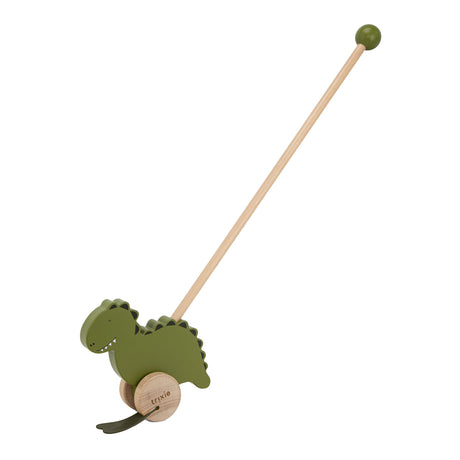 Trixie Schiebestock aus Holz - mr. Dino - Kinderspielzeug - ab 1,5 Jahren - für Jungen und Mädchen - FSC