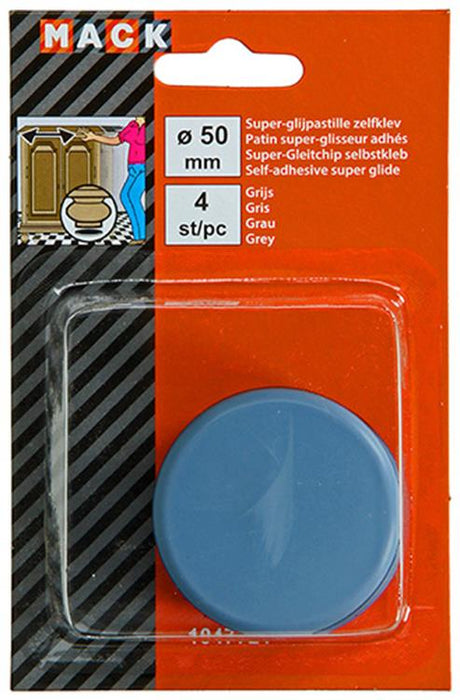 Mack 1047721 - super glijpastille zelfklevendgrijs ø 50 mm 4 st pcs | 6 stuks