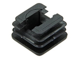 Mack 1047728 - insteekdop kunstsstof zwart 20 x 20 mm 4 st pcs | 6 stuks