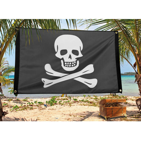 Pirat mit Boland-Flagge