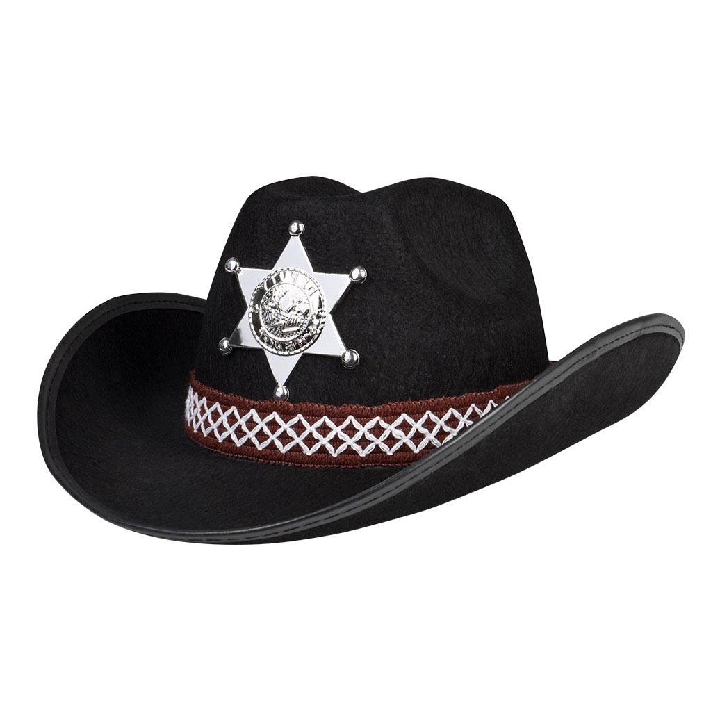 Boland Kinderhut Sheriff schwarz