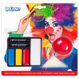 Boland Gesichtsbemalungsset Clown mit Clownsnase