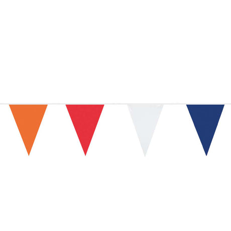 Boland Fahnenleine orange rot weiß blau, 10 mtr.