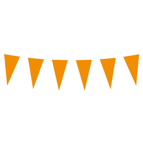 Boland Papierfahnenlinie orange, 10 mtr.