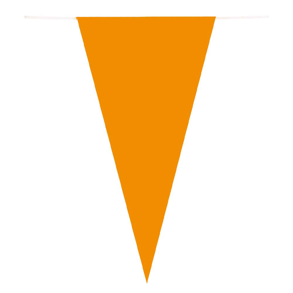 Boland Papierfahnenlinie orange, 10 mtr.