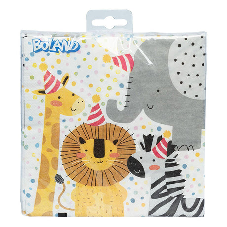 Boland Safari-Servietten, 20 Stück.