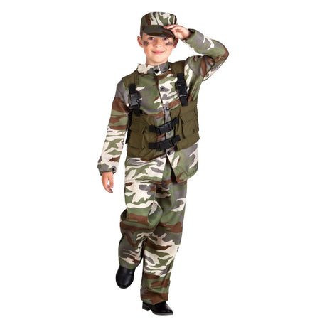 Boland Kinderkostüm Soldat, 7-9 Jahre