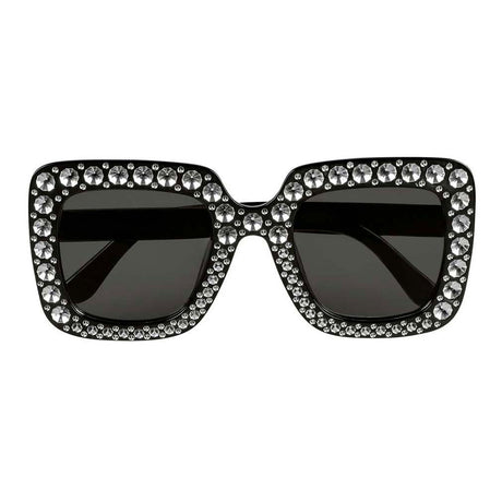 Boland Partybrille Bling Bling Schwarz