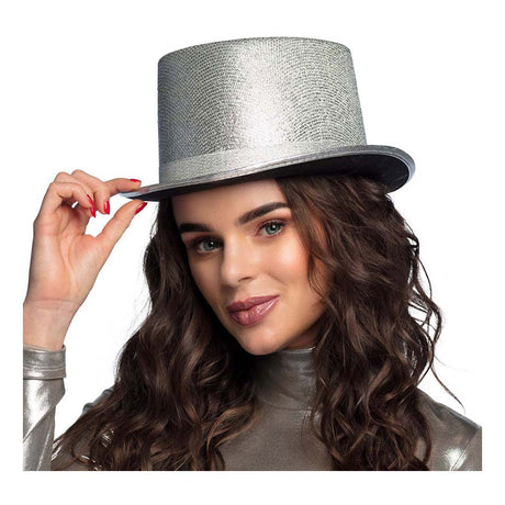 Boland Hut Glitzer Silber