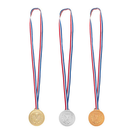 Boland Medaillen Podium 6cm, 3 Stk.