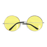 Boland Partybrille Hippie XL gelb