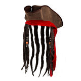 Boland Hut Pirat Dirty Jack mit Haaren