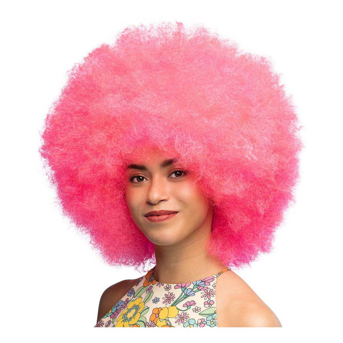 Boland Perücke Zucker Neon Pink