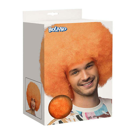 Boland Perücke Zucker Neon Orange