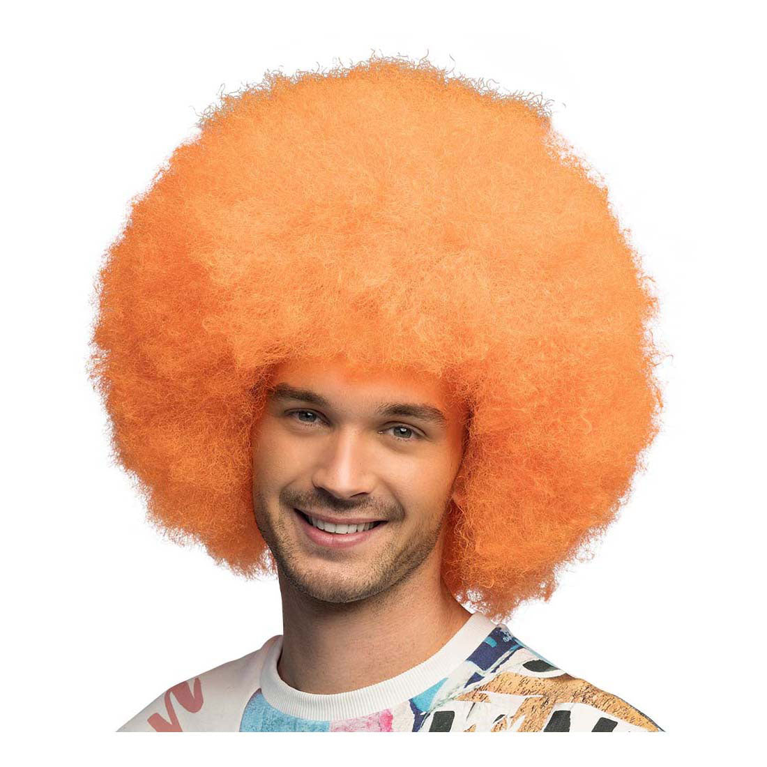 Boland Perücke Zucker Neon Orange