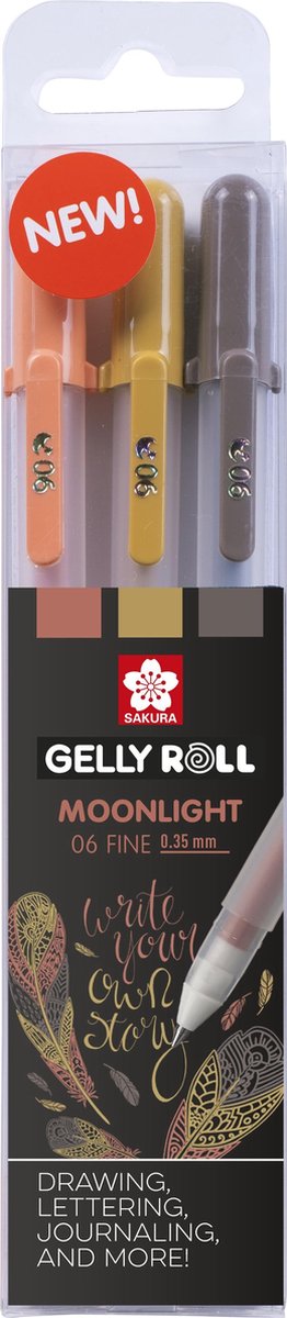 Sakura einzigartige Sammlung von 3 Gelly Rolls Moonlight 06 Natur