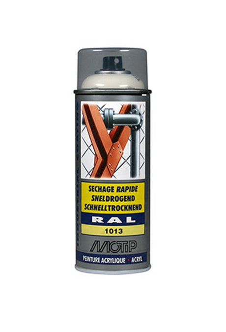 Motip 1051649 - ind. ral 1013 parelwit spuitbus 400 ml | 1 stuks