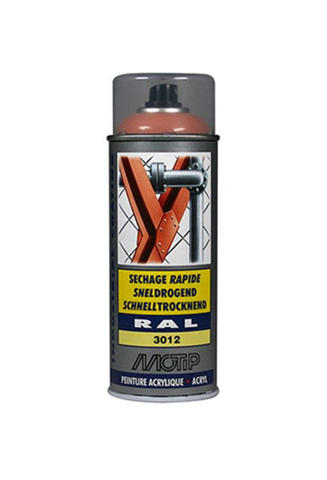 Motip 1051674 - ind. ral 3012 beige-rood spuitbus 400 ml | 1 stuks