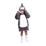 Noxxiez kuscheliger Hoodie kleiner Pullover Pinguin, 3-6 Jahre