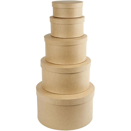 Kreativunternehmen https: www.cchobby.nl Round-hat-boxes-h-8-10-13-15-19-cm-d-16-5-18-5-24-28-5-35-5-cm-5-piece-1-set