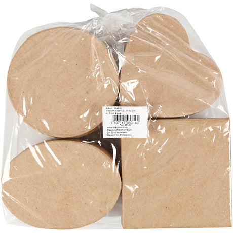 Creativ Company mittelgroße Boxen, H: 5 cm, T 10-12 cm, 4 Stück 1 Box