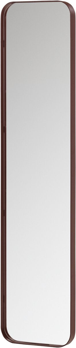 Woood doutzen spiegel - metaal - bordeauxrood - 170x40x5