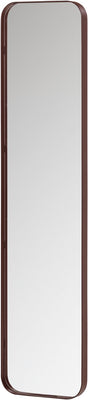 Woood doutzen spiegel - metaal - bordeauxrood - 170x40x5
