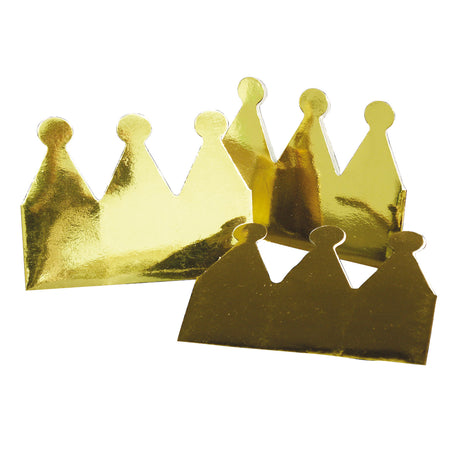 Haza Weißbartkronen Goldmetallic, 6 Stk.