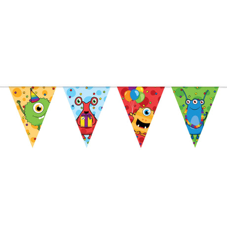 Haza White Beard Flag Line Monster Party, 10 mtr.