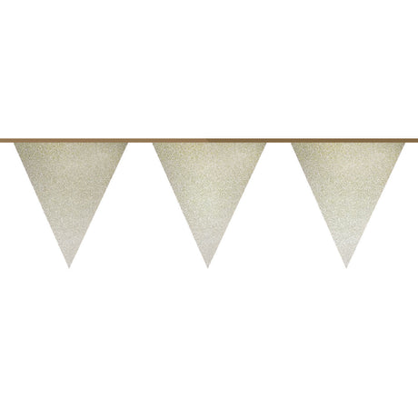 Haza White Beard Flag Line Goldglitter, 6 mtr.