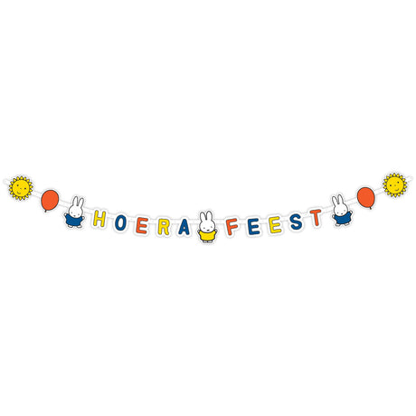 Haza Whitebeard Miffy Buchstabengirlande, 10 mtr.