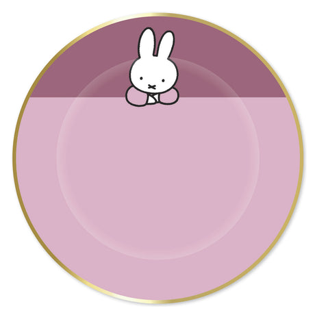 Haza weiße Bartplatten Miffy Pink, 8 Stk.