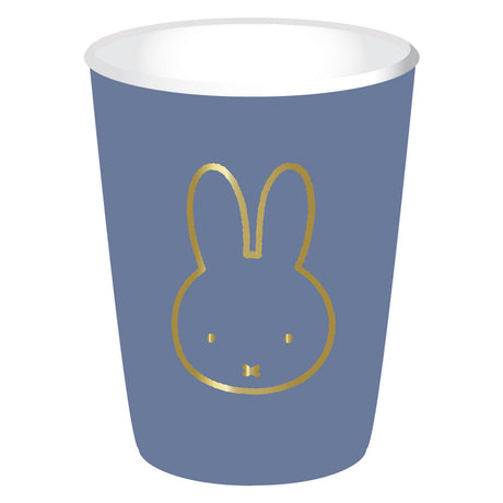 Haza Whitebeard-Becher Miffy blau, 8 Stk.