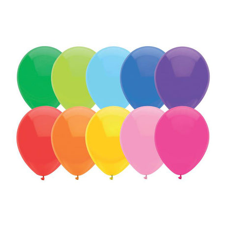 Haza Whitebeard farbige Luftballons, 10 Stück.