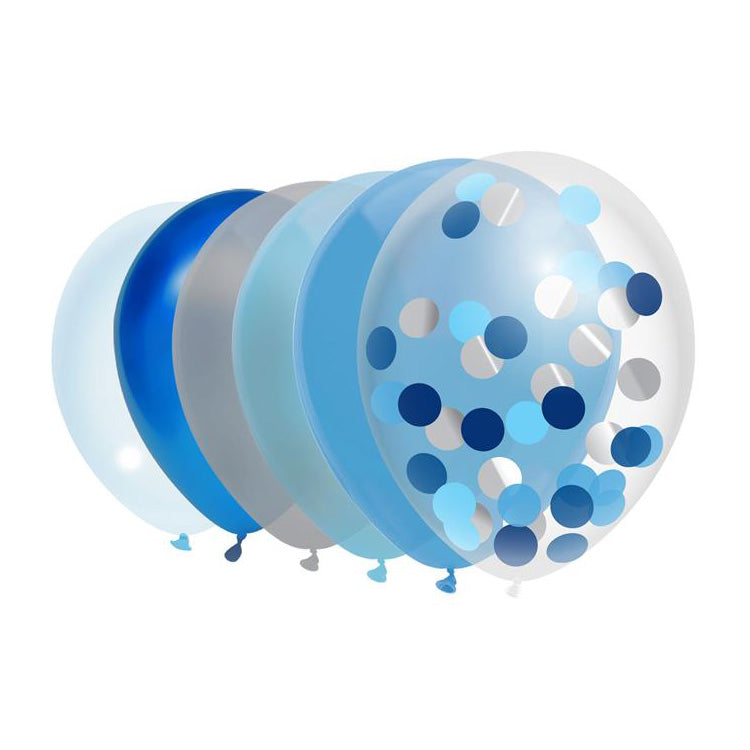 Haza Whitebeard Luftballons blau, 10 Stk.