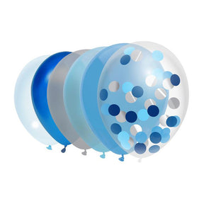 Haza Whitebeard Luftballons blau, 10 Stk.
