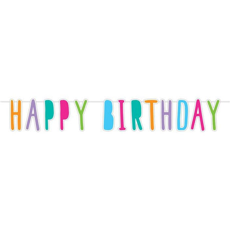 Haza Witbaard Buchstabengirlande „Happy Birthday“, 6 mtr.