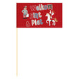 Haza Whitebeard schwenkt die Flagge von Saint Co. - 22x12cm