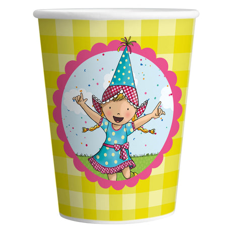 Haza witbaard bekers fien teun 250ml fsc - 8st.
