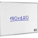 Geëmailleerd magnetisch whiteboard vk 180x120cm